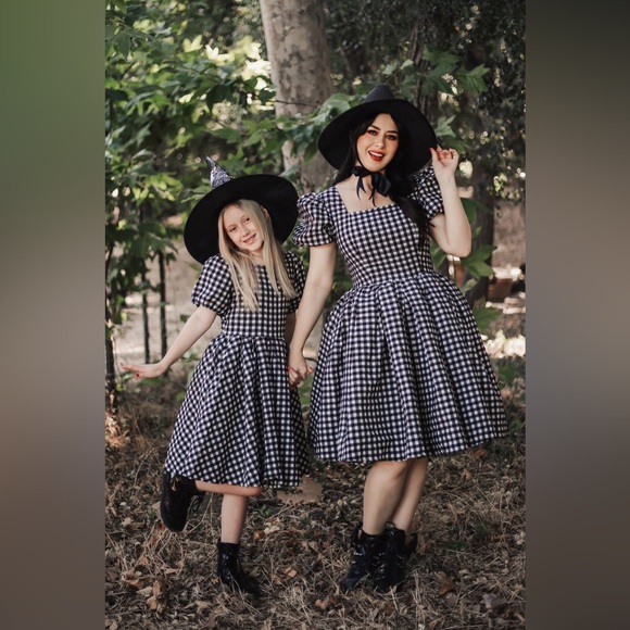 NWT Ivy City Co black gingham cupcake dress - 12 - Picture 3 of 8